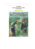 Test Bank Intimate Relationships&comma; 9th Edition by Rowland Miller All Chapters Covered&vert; Newest Edition