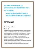 Fischbach Laboratory Test Bank Nursing Test Bank 2026 &vert; Laboratory & Diagnostic Tests Nursing