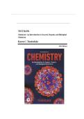 Test Bank - Chemistry&colon; An Introduction to General&comma; Organic&comma; and Biological Chemistry&comma; 14th Edition &lpar;Timberlake&comma; 2025&rpar;&comma; Chapter 1-18 &vert; All Chapters