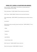 PNP301 TEST 1 &lpar;WEEKS 1-3&rpar; QUESTIONS AND ANSWERS