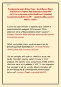 Fundamental exam 3 final Exam &vert; Most Recent Exam  2026 Actual Complete Real Exam Questions With  100&percnt; Correct Answers &vert;&vert;Verified Exam&excl;&excl;&excl;&vert;&vert; Verified  Answers &vert; Already Graded A&plus; &vert; Guaranteed Success&excl;&excl; &vert;  Newest Exam&excl;&excl;&excl; 