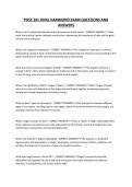 POSC 201 FINAL HAMMOND EXAM QUESTIONS AND ANSWERS