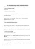 PPN 101 WEEK 4 EXAM QUESTIONS AND ANSWERS&period;