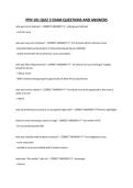 PPN 101 QUIZ 2 EXAM QUESTIONS AND ANSWERS