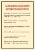 EPA Lead Risk Assessor Exam Study Guide Most  Recent Verified Exam 2026 Actual Complete Real  Exam Questions And Correct Answers &lpar;Verified  Answers&rpar; Already Graded A&plus;&vert;&vert; Newest Exam&excl;&excl;&excl; 