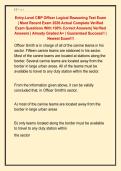 Entry-Level CBP Officer Logical Reasoning Test Exam  &vert; Most Recent Exam 2026 Actual Complete Verified  Exam Questions With 100&percnt; Correct Answers&vert; Verified  Answers &vert; Already Graded A&plus; &vert; Guaranteed Success&excl;&excl; &vert;  Newest Exam&excl;&excl;&excl; 
