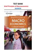 Brief Principles of Macroeconomics Test Bank 10th Edition &vert; Mankiw