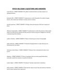 PSYCH 401 EXAM 2 QUESTIONS AND ANSWERS