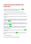 LVMH EXAM QUIZ AND ANSWERS 100&percnt; SOLVED 2026