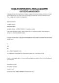SCI 225 PATHOPHYSIOLOGY WEEK 2-3 QUIZ EXAM QUESTIONS AND ANSWERS