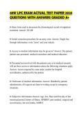 68W LPC EXAM ACTUAL TEST PAPER 2026 QUESTIONS WITH ANSWERS GRADED A&plus;
