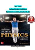 TEST BANK for College Physics&comma; 5th Edition by Alan Giambattista &ndash; Complete Chapters 1&ndash;30 &vert; Physics Exam Preparation
