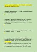 MASTER OIL EXAM QUESTIONS AND ANSWERS GUARANTEED  PASS NEWEST GRADED A&plus; 2026