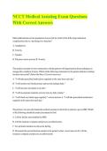 NCCT Medical Assisting Exam Questions With Correct Answers