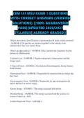 CEM 141 MSU EXAM 1 QUESTIONS WITH CORRECT ANSWERS &lpar;VERIFIED SOLUTIONS&rpar; &vert;&vert;100&percnt; GUARANTEED PASS&vert;&vert;UPDATED 2026&sol;2027 SYLLABUS&vert;&vert;ALREADY GRADED