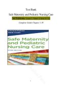 Test Bank for Safe Maternity and Pediatric Nursing Care 2nd Edition Linnard-Palmer