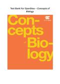 OpenStax Concepts of Biology Test Bank &ndash; Complete Chapter-by-Chapter MCQs with Answers & Explanations