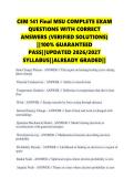 CEM 141 Final MSU COMPLETE EXAM QUESTIONS WITH CORRECT ANSWERS &lpar;VERIFIED SOLUTIONS&rpar; &vert;&vert;100&percnt; GUARANTEED PASS&vert;&vert;UPDATED 2026&sol;2027 SYLLABUS&vert;&vert;ALREADY GRADED