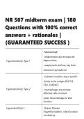 NR 507 midterm exam 180 Questions with 100- correct answers &plus; rationales &lpar;GUARANTEED SUCCESS &rpar;&period;