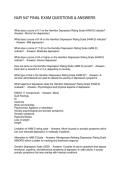 NUR 547 FINAL EXAM QUESTIONS & ANSWERS