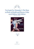 Test bank for memmler s the human body in health and disease enhanced edition 14th edition latest