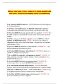  RDHAP LAW AND ETHICS COMPLETE EXAM QUESTIONS AND 100&percnt; VERIFIED ANSWERS &lpar;PASS GAUARANTEE&rpar;