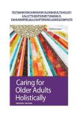 TEST BANK FOR CARING FOR OLDER ADULTS HOLISTICALLY 7TH EDITION DAHLKEMPER