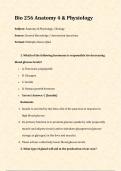 BIO 256 Anatomy & Physiology 4 &ndash; Comprehensive Study Guide &vert; Questions & Answers &vert; 2026 Update