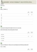WGU C955 Applied Probability and Statistics &vert; PRE-ASSESSMENT &lpar;FZO1&rpar; 2026 &vert; Verified Q&A &vert; Graded A&plus;