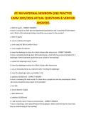 ATI RN Maternal Newborn Practice Exam 2025-2026