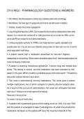 D116 WGU - PHARMACOLOGY QUESTIONS & ANSWERS