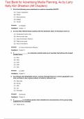 Advertising Media Planning&colon; A Brand Management Approach&comma; 4th Edition &ndash; Larry D&period; Kelly&comma; Kim Sheehan &ndash; Test Bank &lpar;All Chapters Covered 1&ndash;18&rpar;
