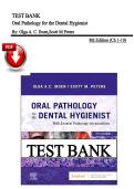 Test Bank &ndash; Oral Pathology for the Dental Hygienist&comma; 8th Edition &vert; Ibsen & Peters &vert; ISBN&colon;9780323764032 &vert; Chapters 1&ndash;10 &vert; Latest Edition