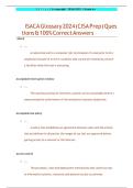 ISACA Glossary 2026&colon; CISA Exam Prep & IT Governance Terminology