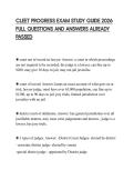 CLEET PROGRESS EXAM STUDY GUIDE 2026 FULL QUESTIONS AND ANSWERS ALREADY PASSED