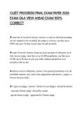 CLEET PROGRESS FINAL EXAM PAPER 2026 EXAM Q&A VIEW AHEAD EXAM 100&percnt; CORRECT