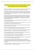 MCHES Exam with all Correct & 100&percnt; Verified Answers &vert;Guaranteed to Pass &vert;Already Graded A&plus;