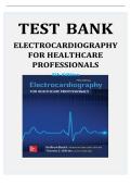 TEST BANK Electrocardiography for Healthcare Professionals 6th Edition by Kathryn Booth Chapter 1 to 15 &vert;&vert;Complete A&plus; Guide