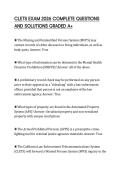 CLETS EXAM 2026 COMPLETE QUESTIONS AND SOLUTIONS GRADED A&plus;
