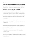 EEE 463 Final Exam Newest 2026-2027 Actual  Exam With Complete Questions And Correct  Detailed answers already graded A&plus;