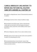 CLINICAL KINESIOLOGY AND ANATOMY 7TH EDITION 2026 TEST BANK FULL SOLUTION GUIDE WITH ANSWERS ALL CHAPTERS 1-20