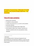 ATI Pediatric Proctored Exam 1 &lpar;NGN Style&rpar; 70 Verified Questions&comma; Case Scenarios & Expert Rationales &ndash; Pass Guaranteed&period;pdf