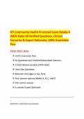 ATI Community Health Proctored Exam Retake 4 &lpar;NGN Style&rpar; 60 Verified Questions&comma; Clinical Scenarios & Expert Rationales 100- Guarantee Pass&period;pdf