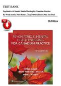 Test Bank &ndash; Psychiatric & Mental Health Nursing for Canadian Practice&comma; 5th Edition &vert; Wendy Austin &  Diane Kunyk &vert; Chapters 1&ndash;35 &vert; Latest Edition