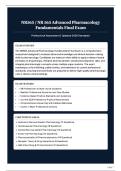 NR565 &sol; NR 565 Advanced Pharmacology Fundamentals Final Exam &ndash; Professional Assessment &vert; Updated 2026 Standards