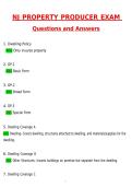NJ Property Producer Exam Actual 2026 Questions and Verified Answers &lpar;Newest 2026 &sol; 2027 Updated&rpar; A&plus; Grade Complete Verified by Experts