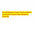 ACC 405 Module 4 Project Practice Problems and Solutions Southern New Hampshire University&period;pdf
