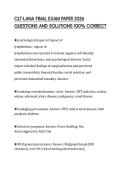CLT-LANA FINAL EXAM PAPER 2026 QUESTIONS AND SOLUTIONS 100&percnt; CORRECT