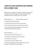 CGDR DCF EXAM QUESTIONS AND ANSWERS 100&percnt; CORRECT 2026