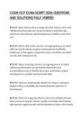 CGDR DCF EXAM SCRIPT 2026 QUESTIONS AND SOLUTIONS FULLY VERIFIED